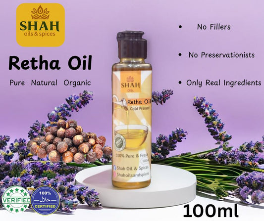 Retha Oil (Soapnut Oil) 50ml,100ml,200ml