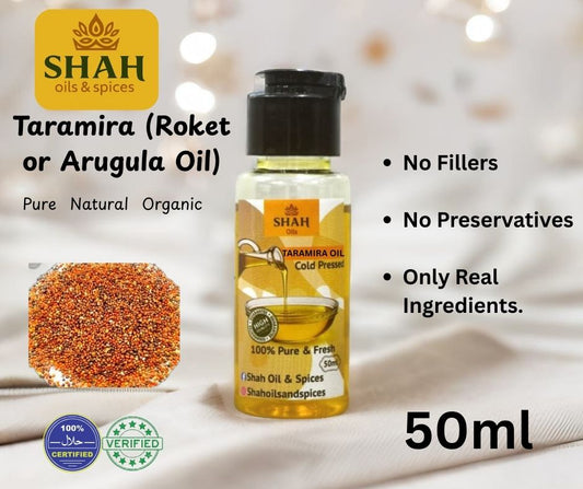 Taramira (Rocket oil or Arugula Oil) 500ml,200ml,100ml,50ml.