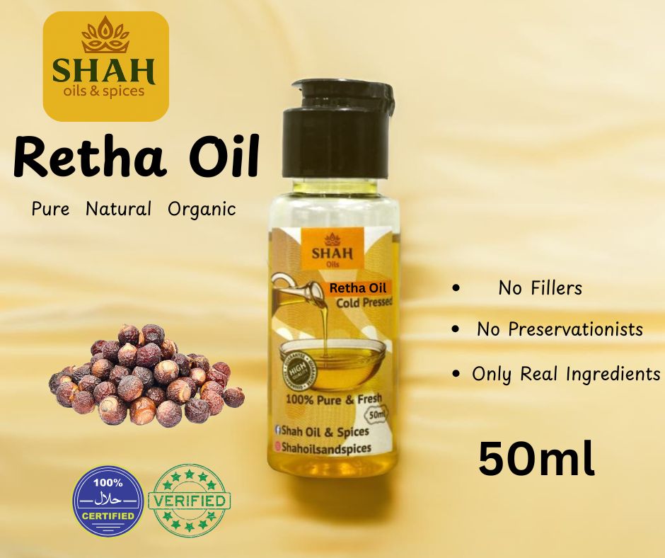 Retha Oil (Soapnut Oil) 50ml,100ml,200ml
