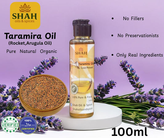 100% Pure Cold Pressed Taramira Oil – Traditional & Natural
