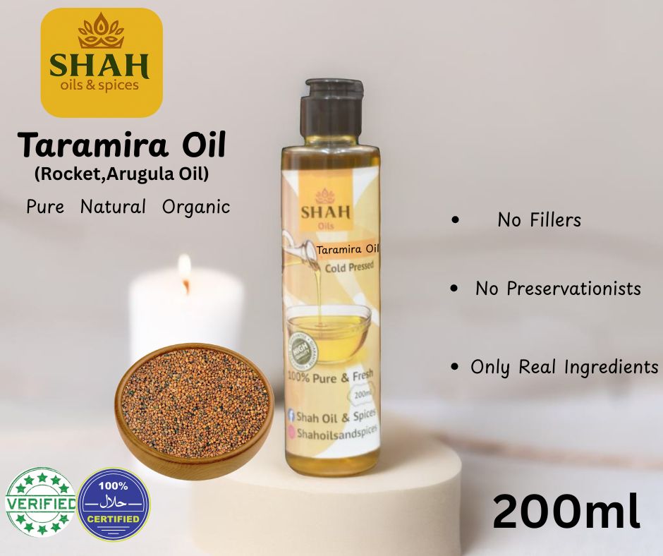 100% Pure Cold Pressed Taramira Oil – Traditional & Natural