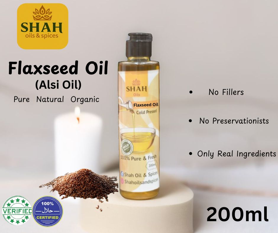 Flex Seeds Oil (Alsi) 50ml,100ml,200ml.