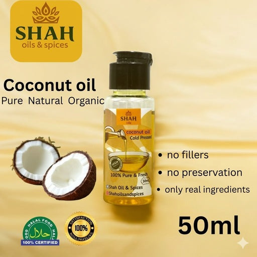 Cold Pressed Coconut Oil (Organic, Freshly Pressed) – Shah Oils | Pure Coconut Oil for Cooking, Hair & Skin