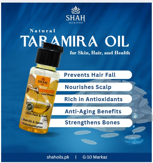 100% Pure Cold Pressed Taramira Oil – Traditional & Natural